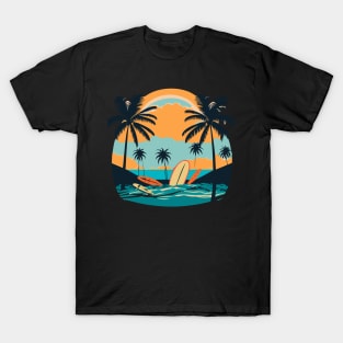 retro surfing T-Shirt